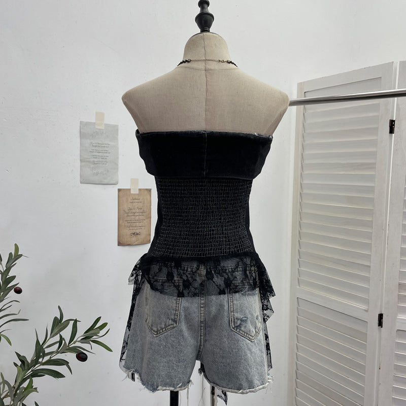 Strapless top