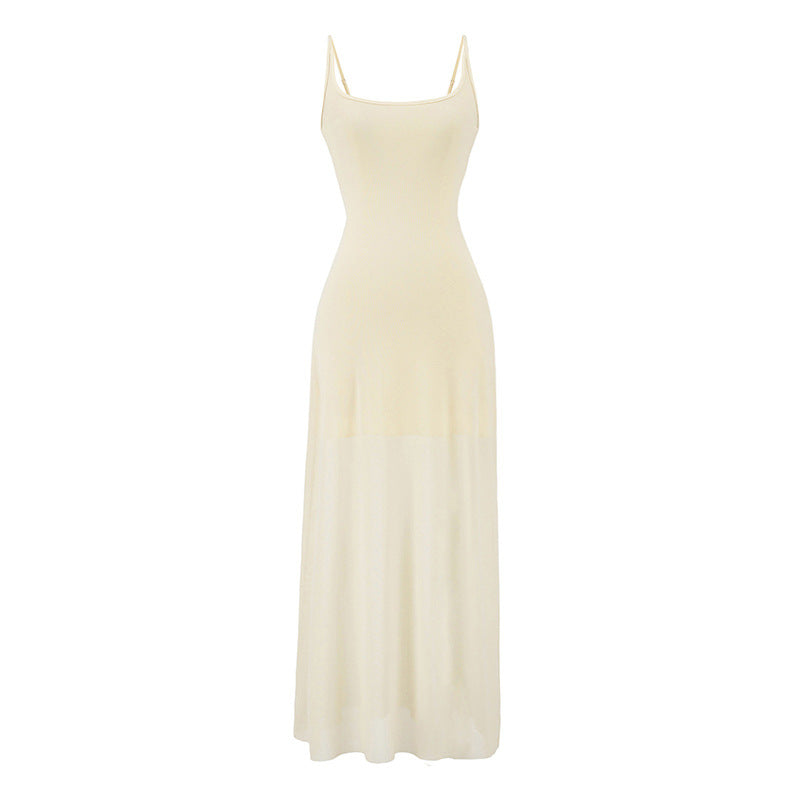 Mesh camisole dress