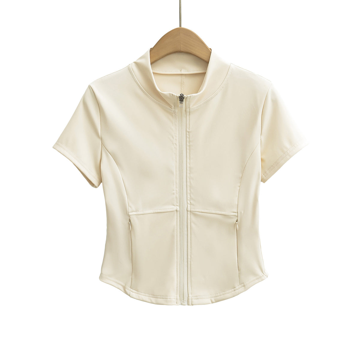Zipper short top