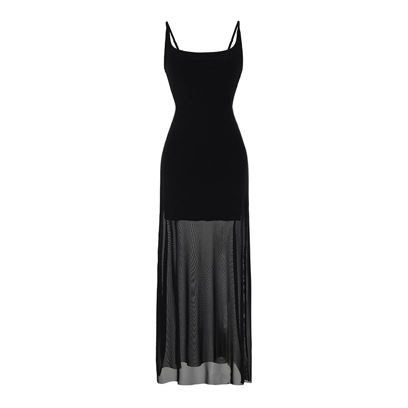 Mesh camisole dress