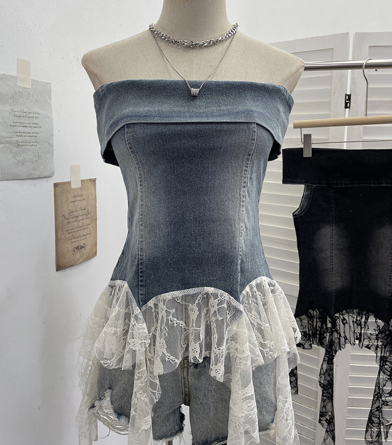 Strapless top