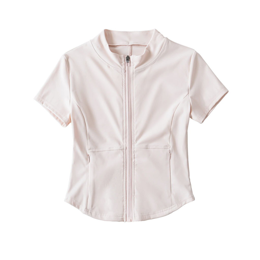 Zipper short top