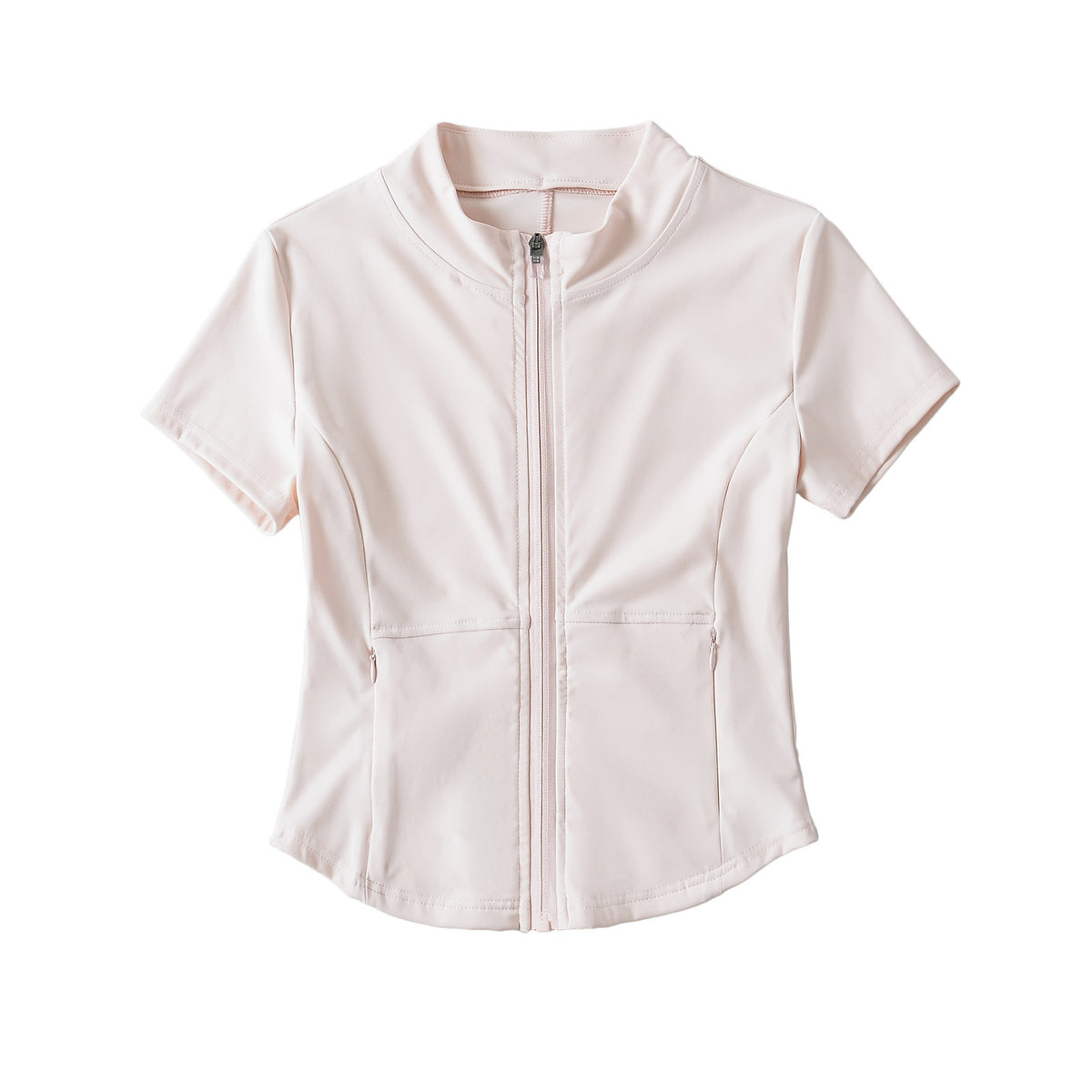 Zipper short top