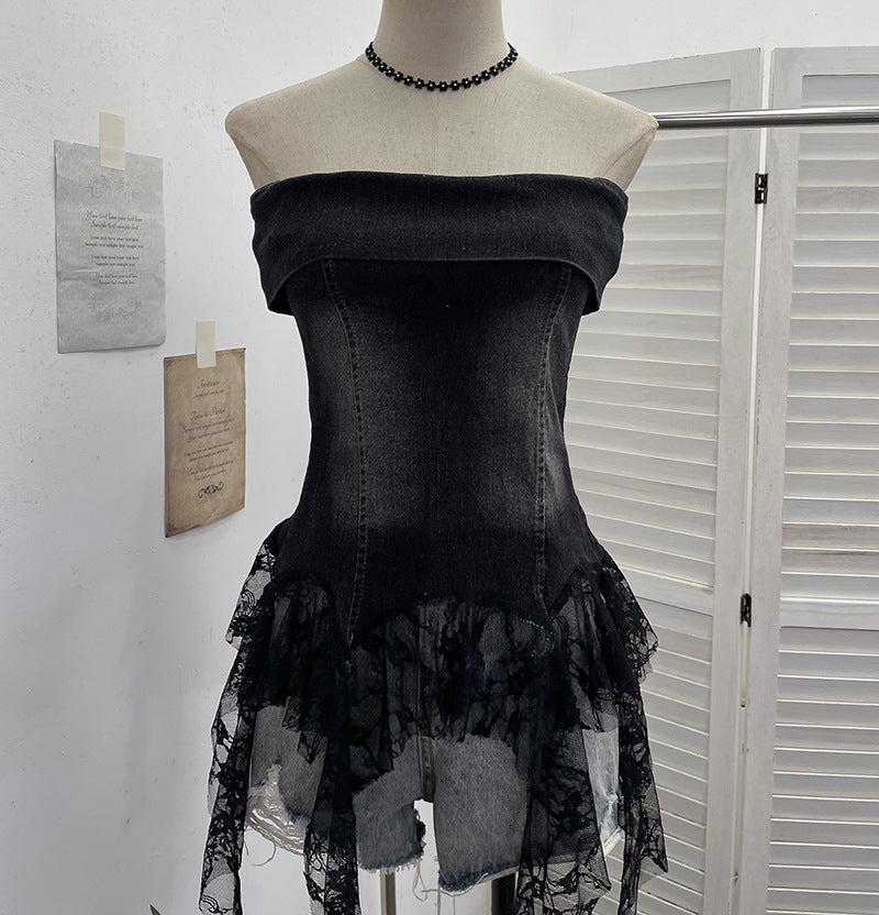 Strapless top