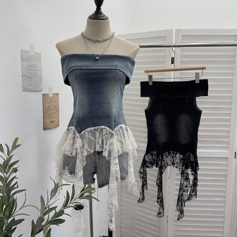 Strapless top