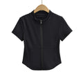 Zipper short top